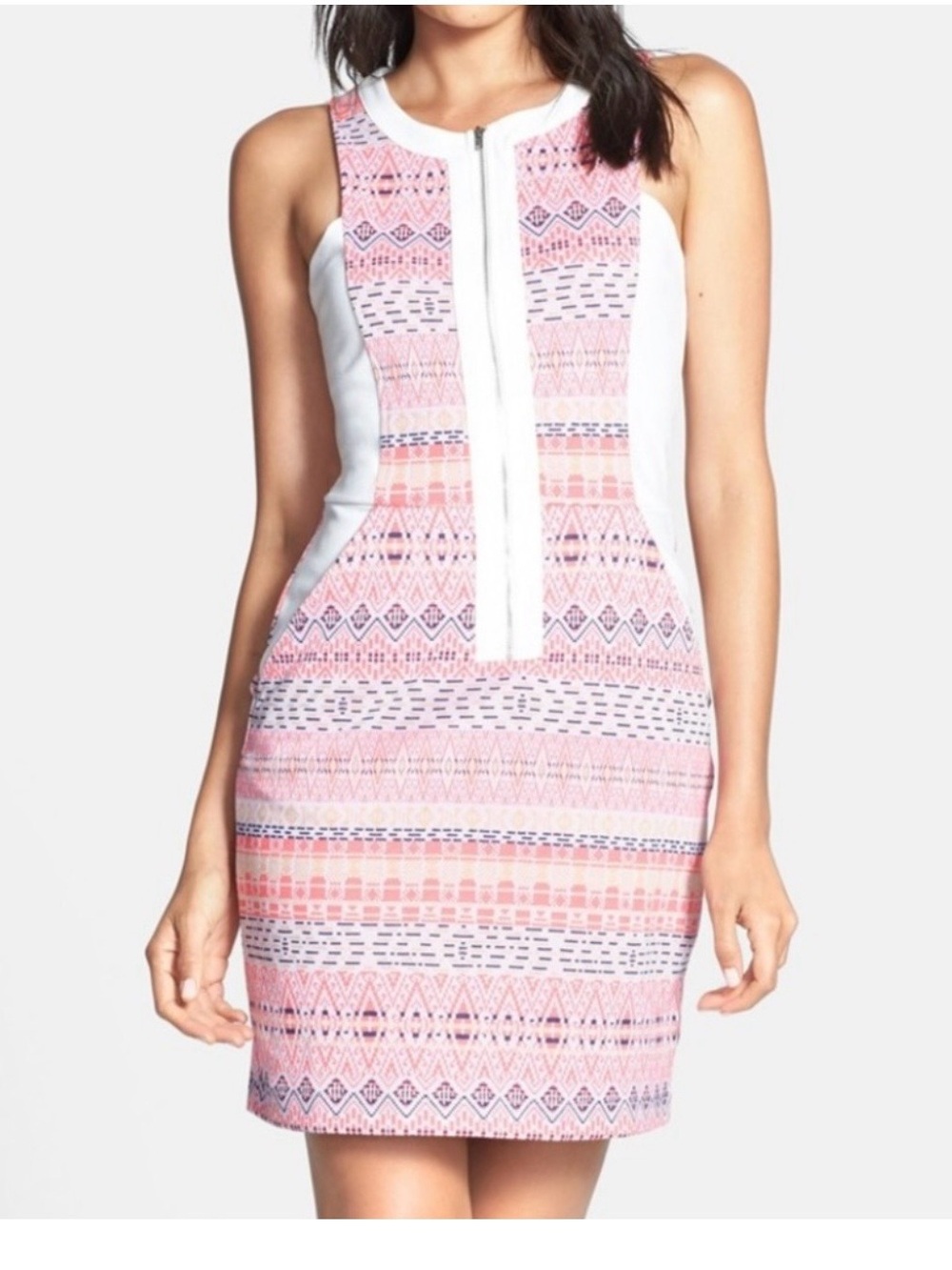 Ella Moss color blocking dress XS